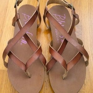 Blowfish Granola Whiskey Brown Sandals